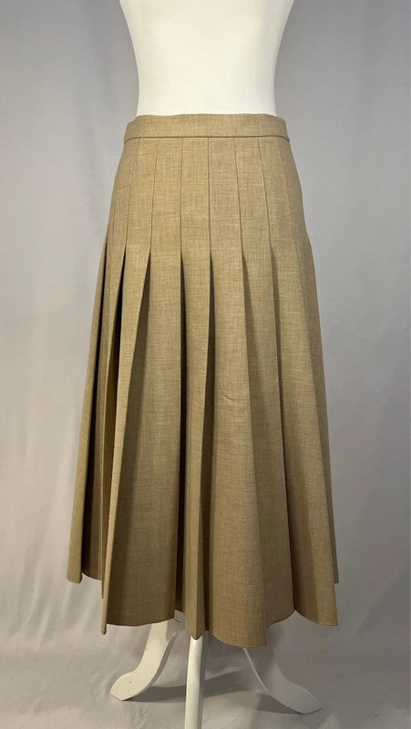 Jupe plissée Didi beige