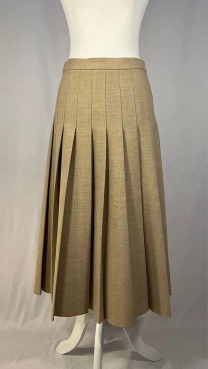 Jupe plissée Didi beige