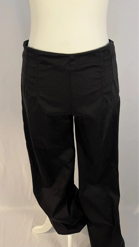 Pantalon flare stretch noir