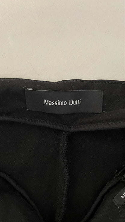 Pantalon flare stretch noir