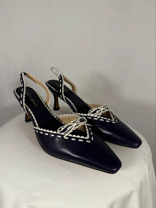 Talons Charly Navy Blue