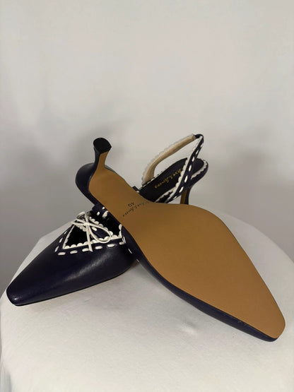 Talons Charly Navy Blue