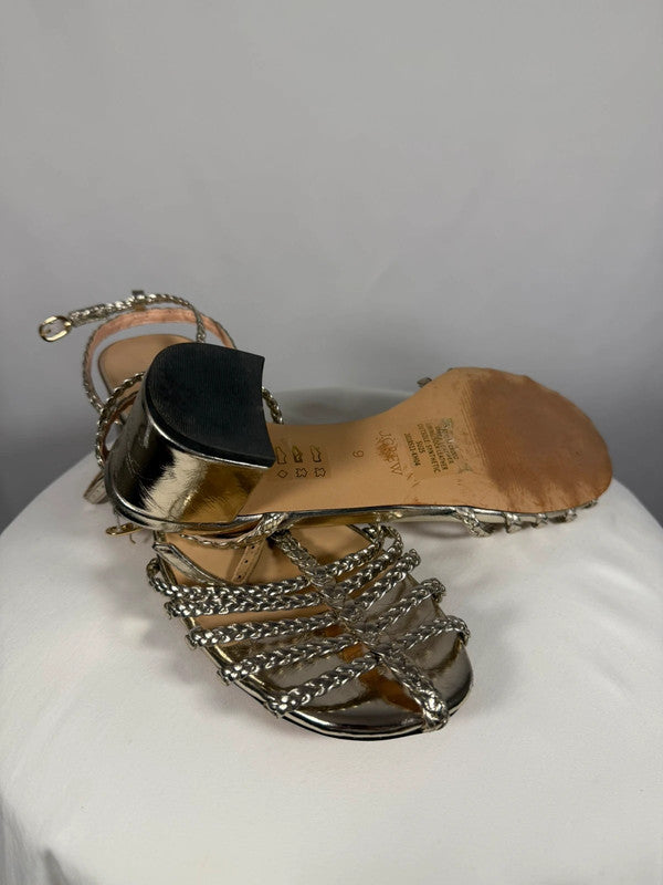 Sandales à talons à brides tressées Shay