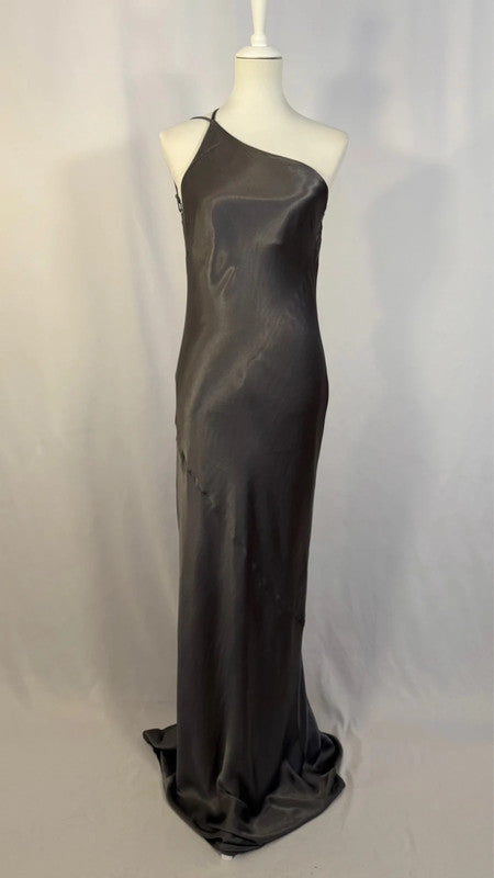 Robe longue asymétrique à Dos Bénitier La Lune