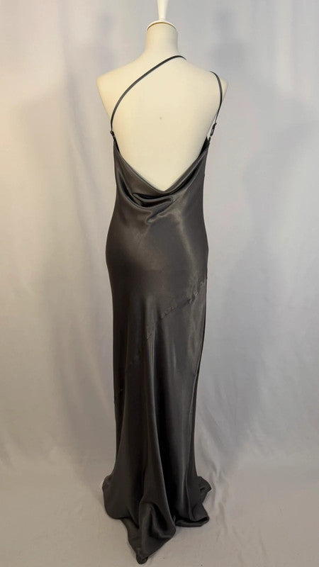 Robe longue asymétrique à Dos Bénitier La Lune