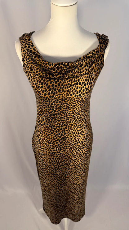 Robe longue léopard