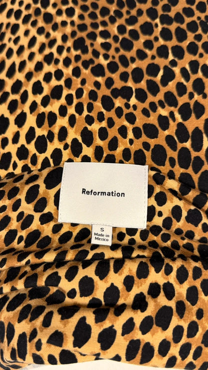 Robe longue léopard