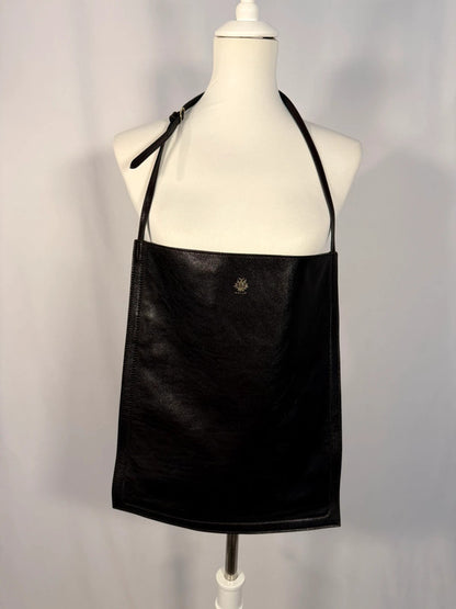 Sac Cabas Beckett en cuir bordeaux