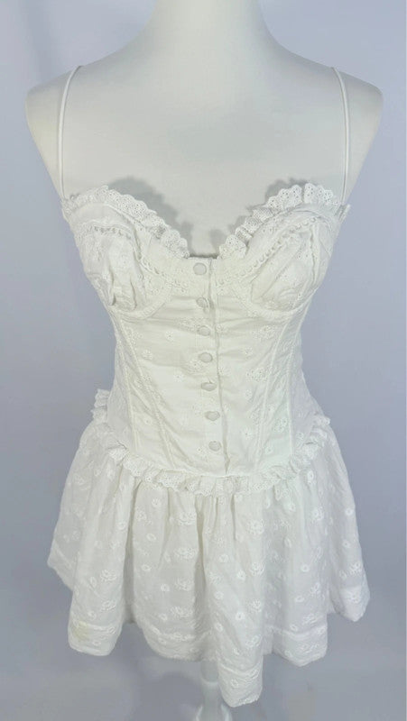 Robe mini blanche