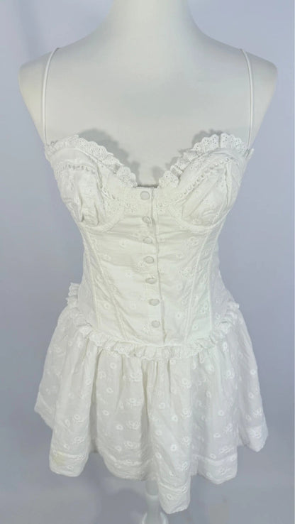 Robe mini blanche