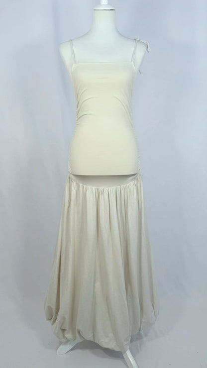 Robe midi Liza Drop-Waist