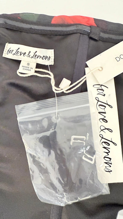 Top Abby rouge fleuri - For love and lemons