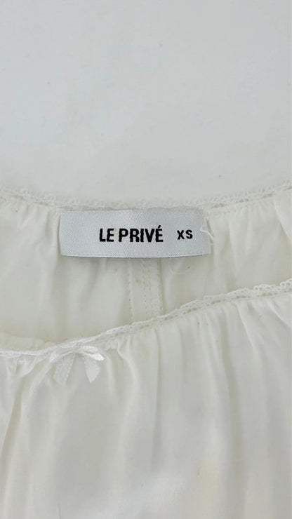 Mini jupe blanche - Le Privé