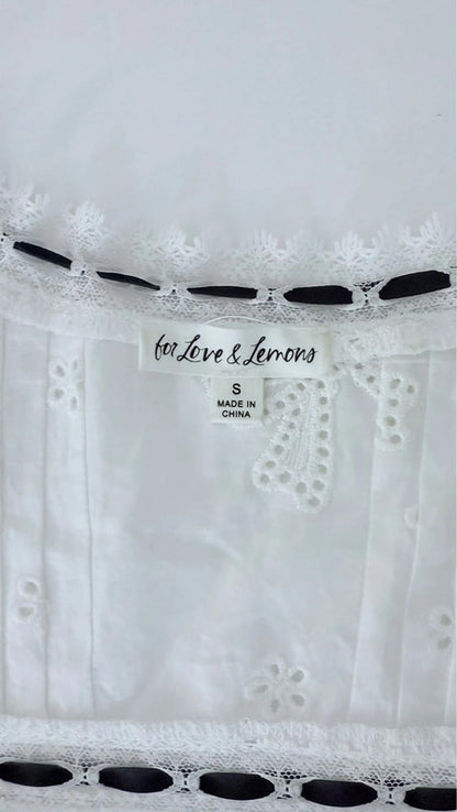 Top Rowan blanc - For love and lemons