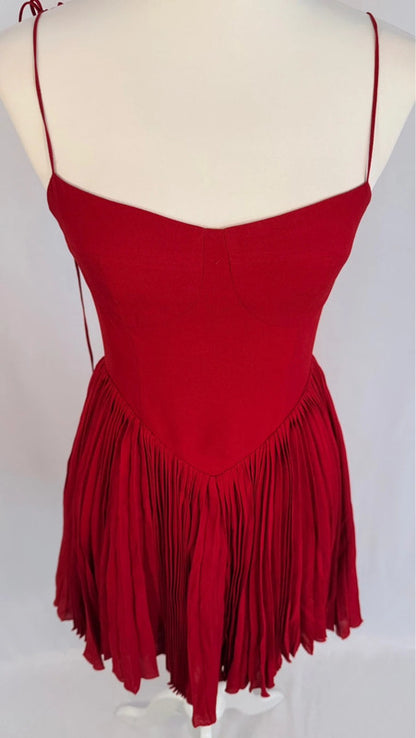 Robe mini Ezlynn rouge - Reformation