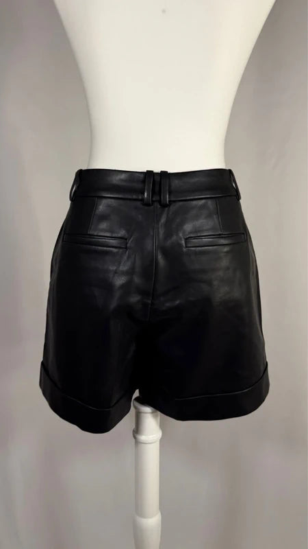 Short Lucia simili-cuir