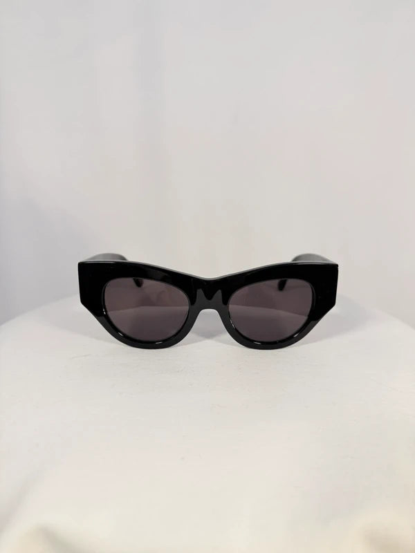 Lunettes de soleil Venezia cat-eye noires