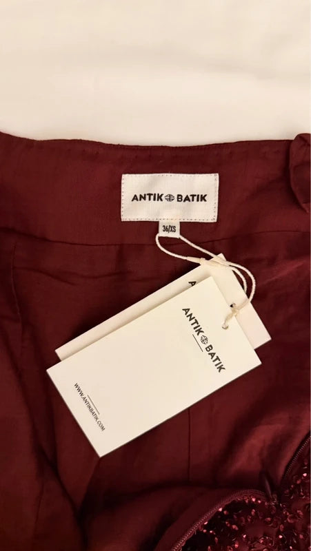 Short Maha Bordeaux