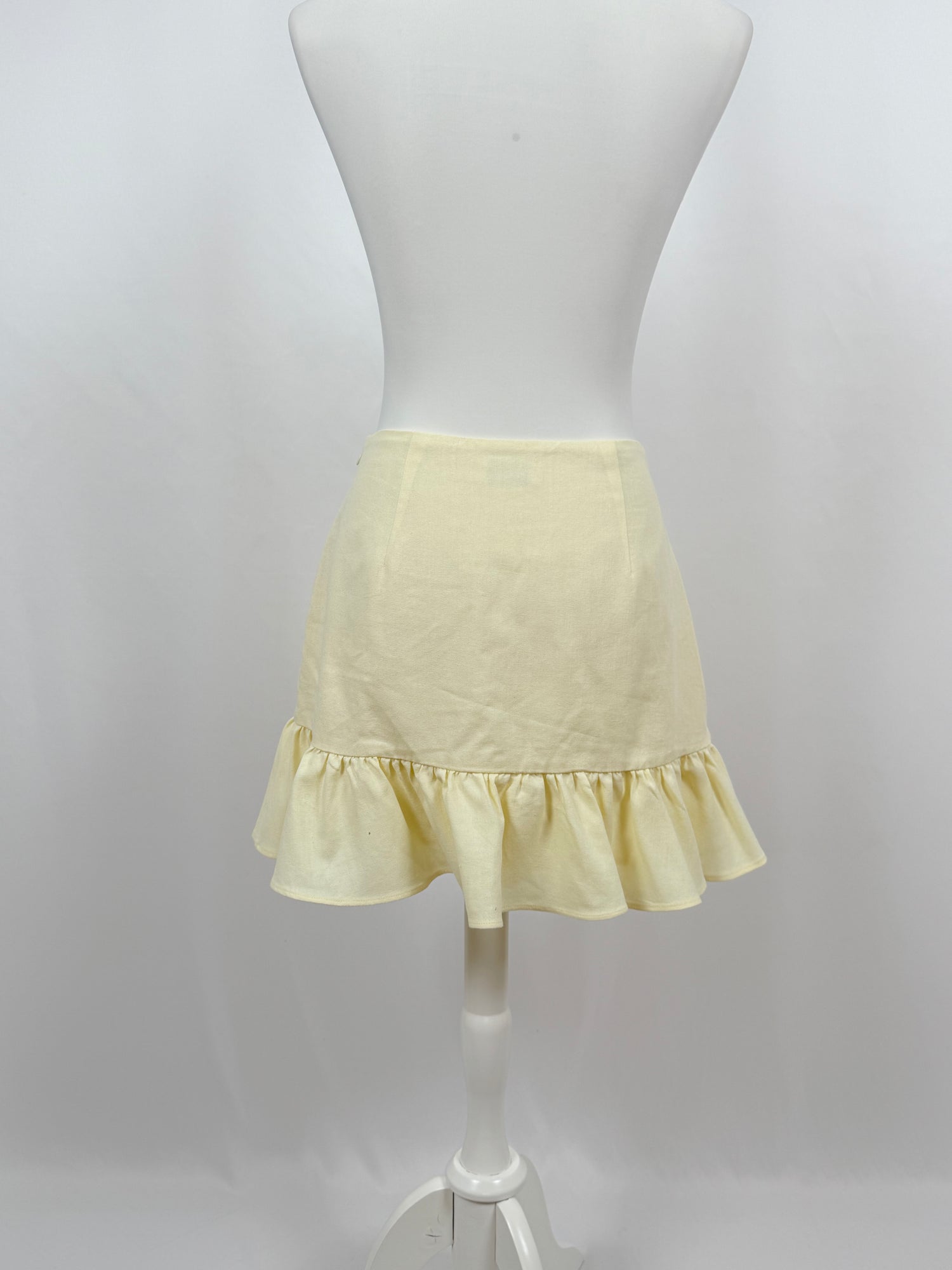 Delfina yellow miniskirt