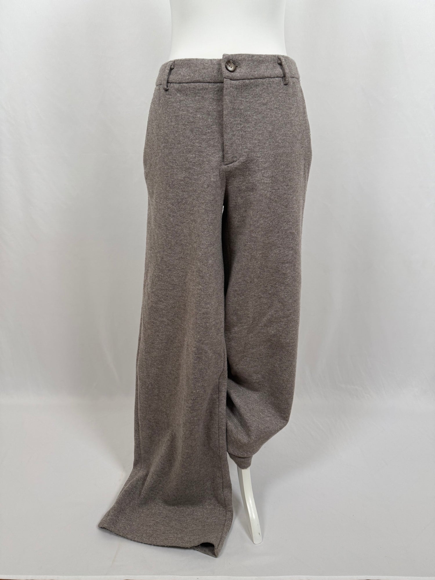 Beige Knitted Trousers