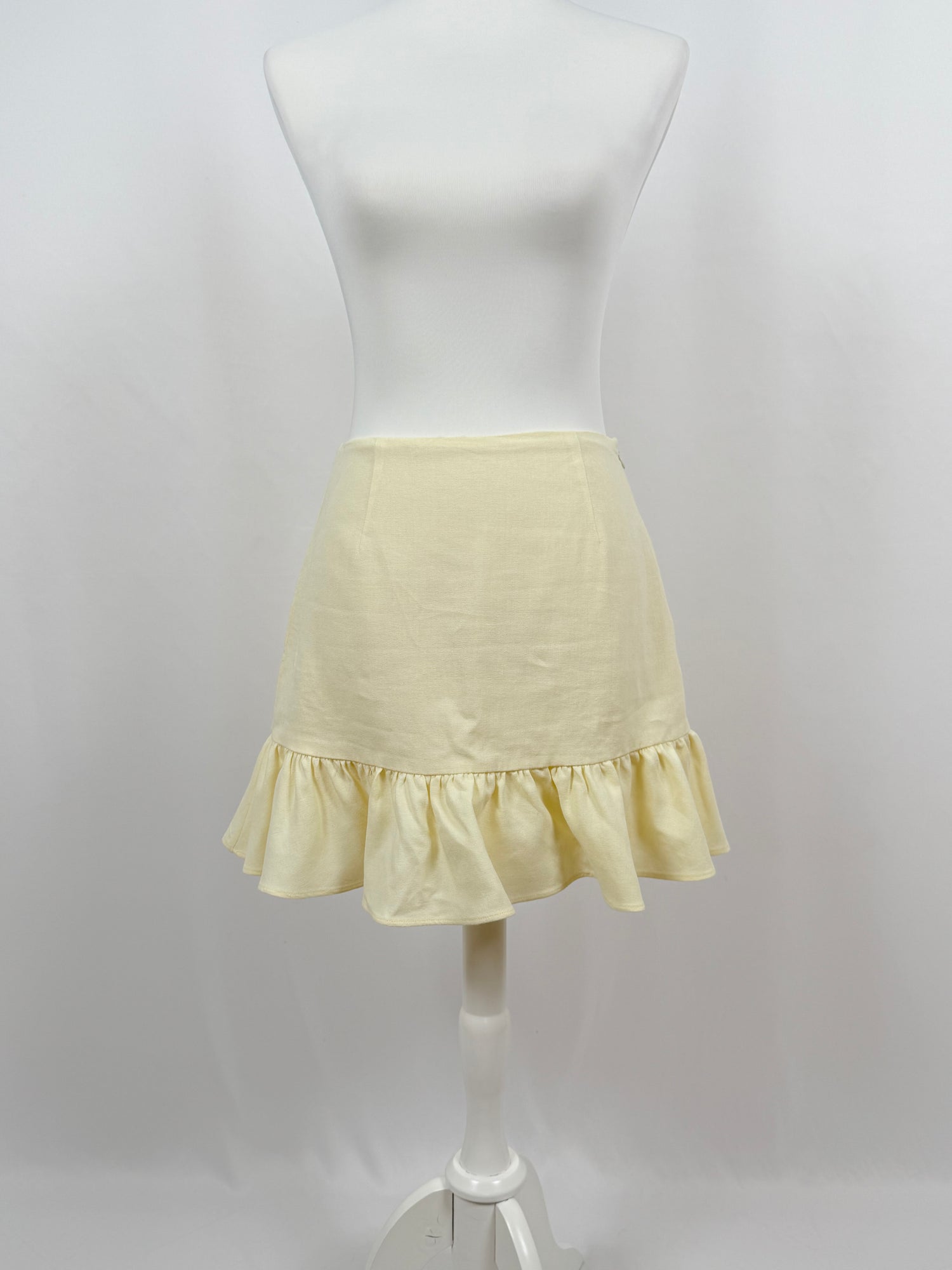 Delfina yellow miniskirt