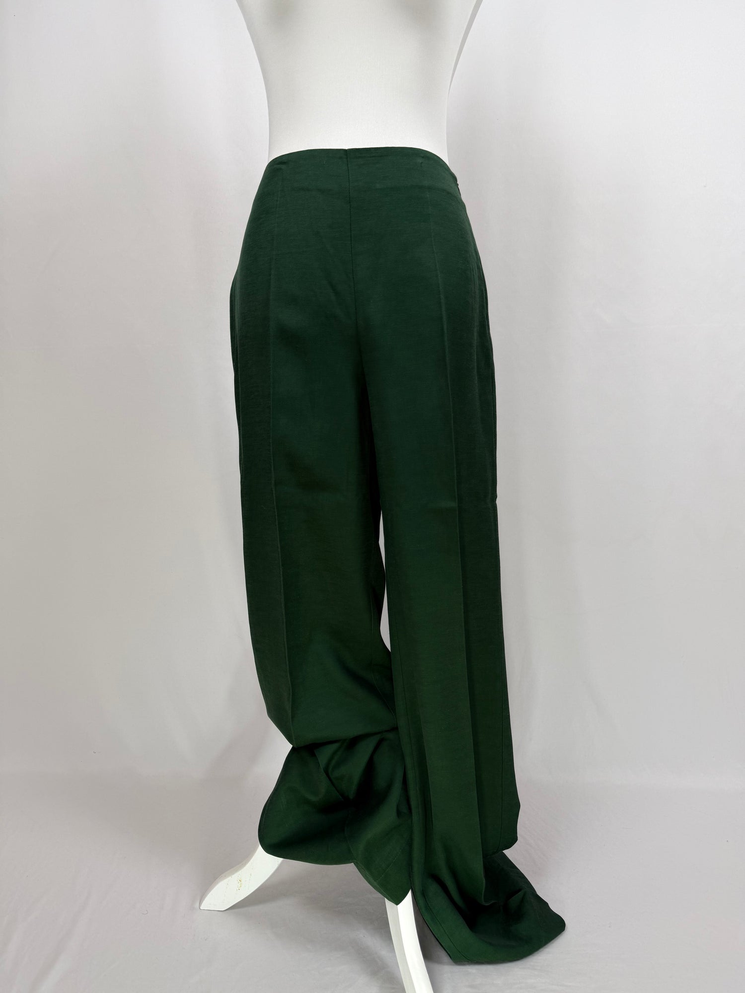 Tailleur oversize avec pantalon large vert