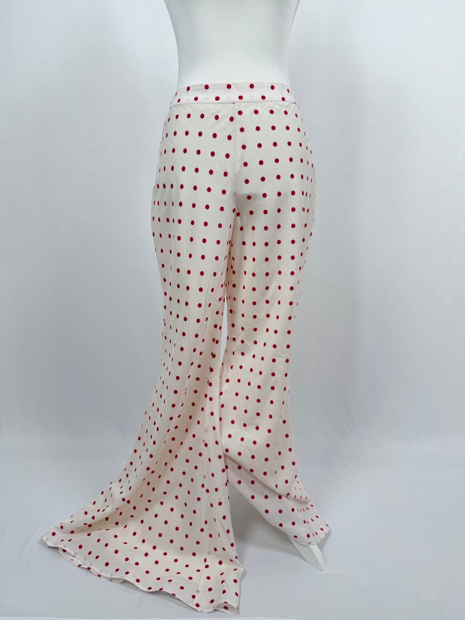 White polka dot Paloma trousers
