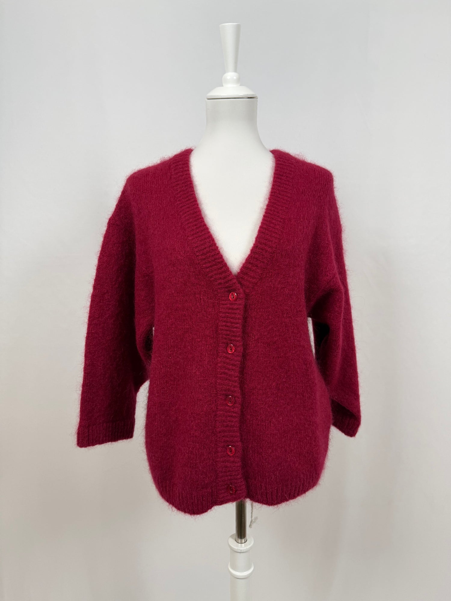 Gilet Pinobery rouge en mohair