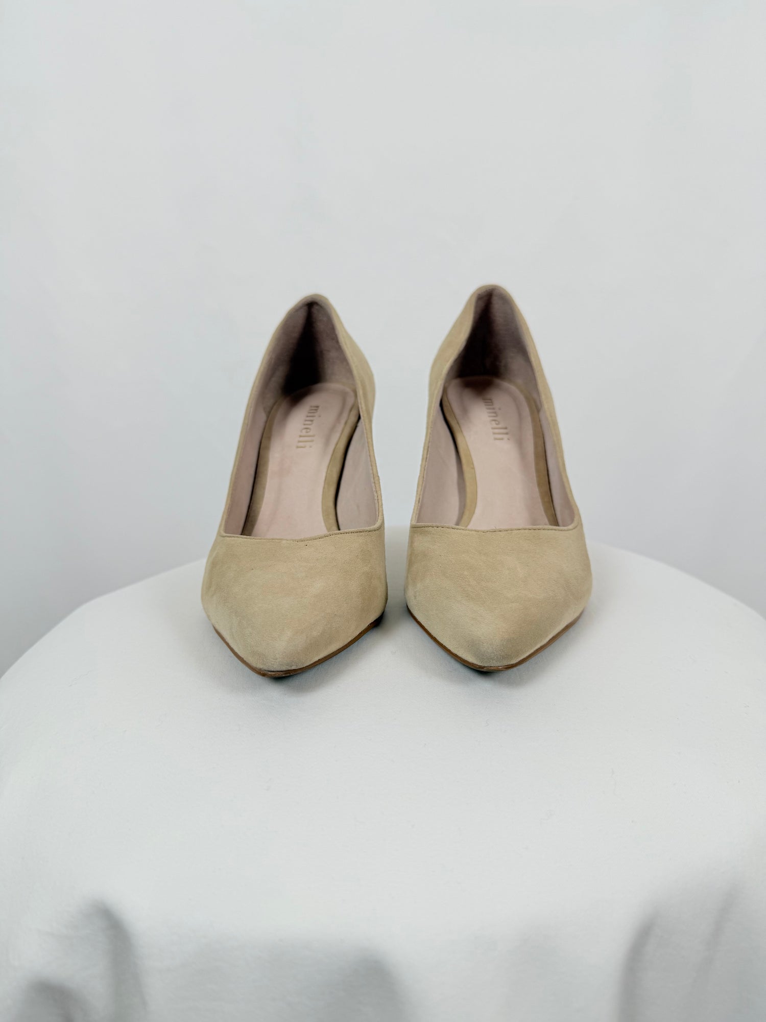 Escarpins Karolina beige en daim