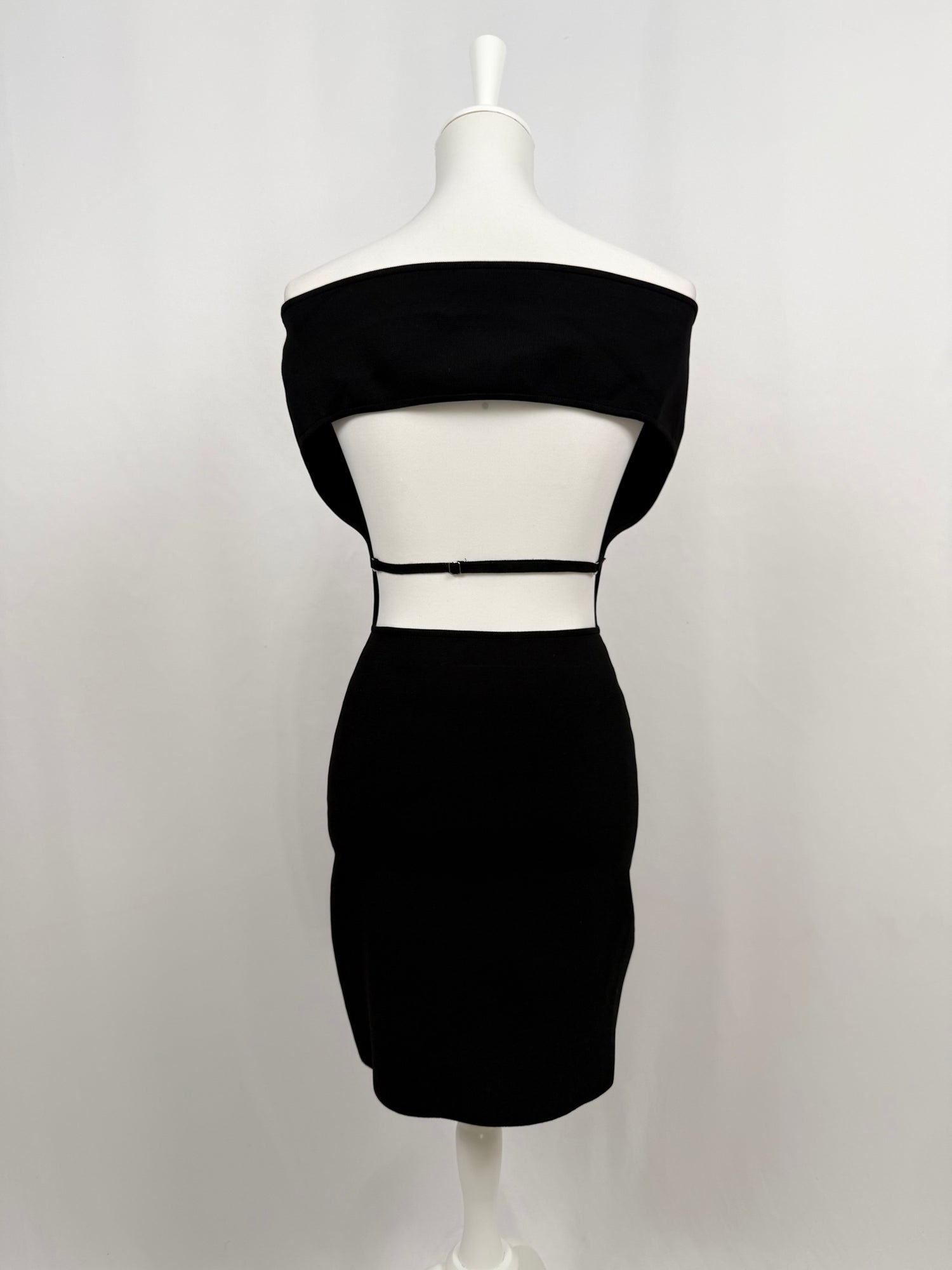 The Black Cubist Dress