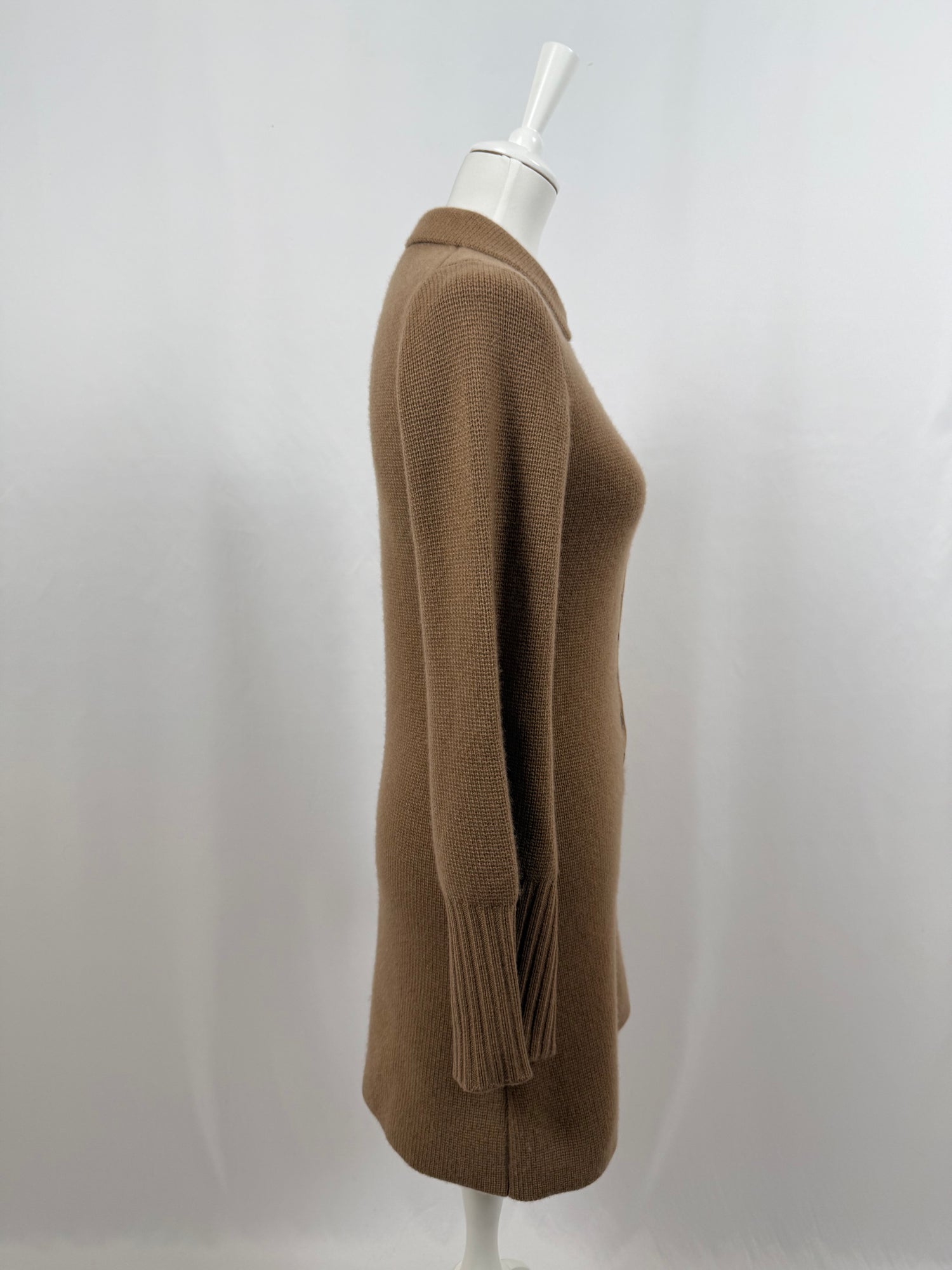 Brown Spring Street Cashmere Sweater Dress