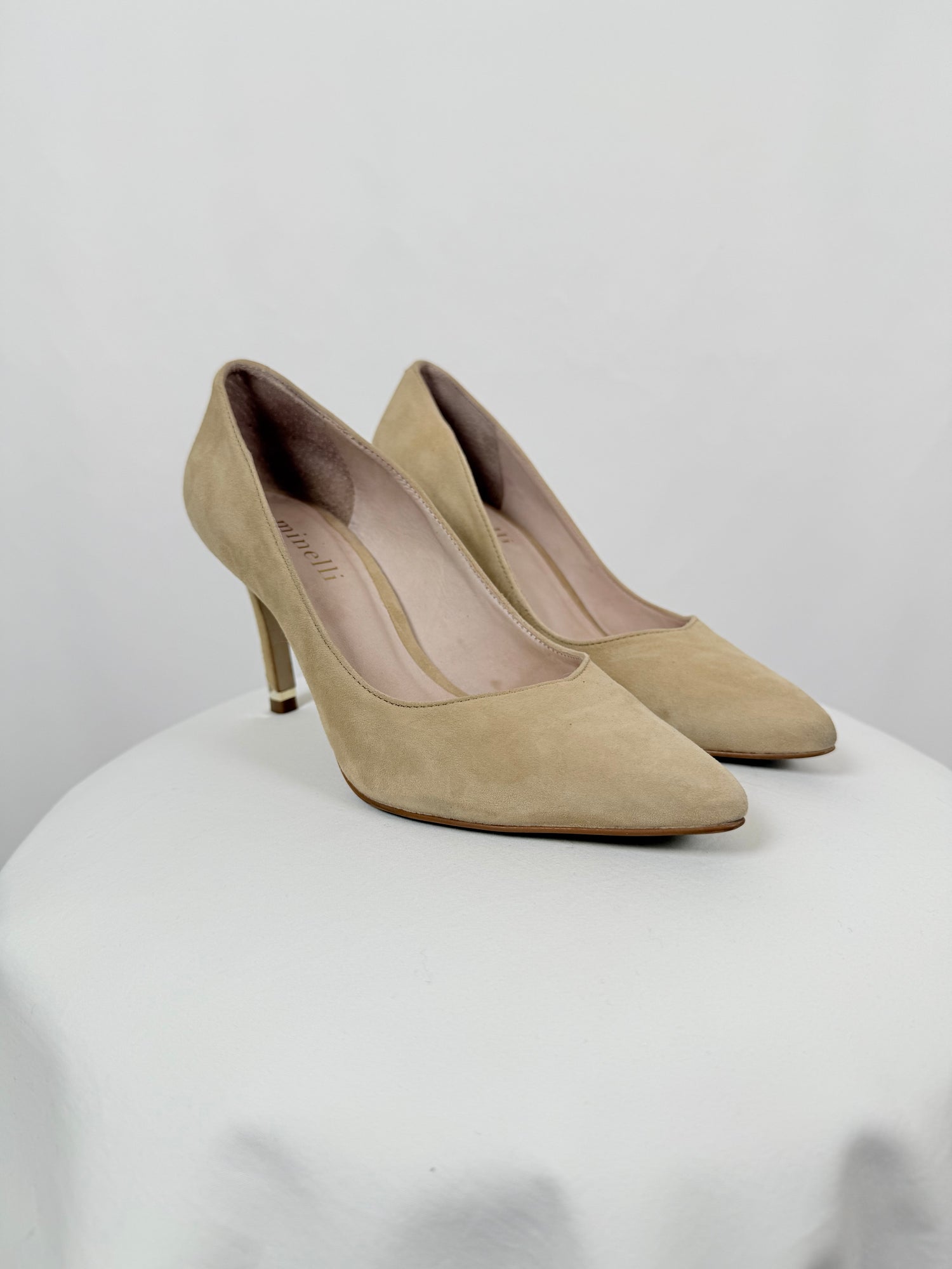 Escarpins Karolina beige en daim