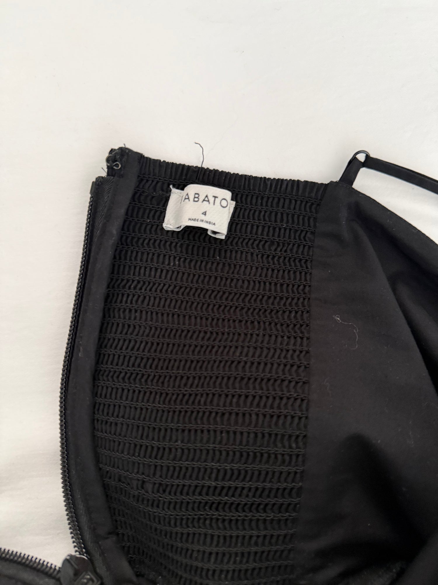 Black Poplin Midi Dress