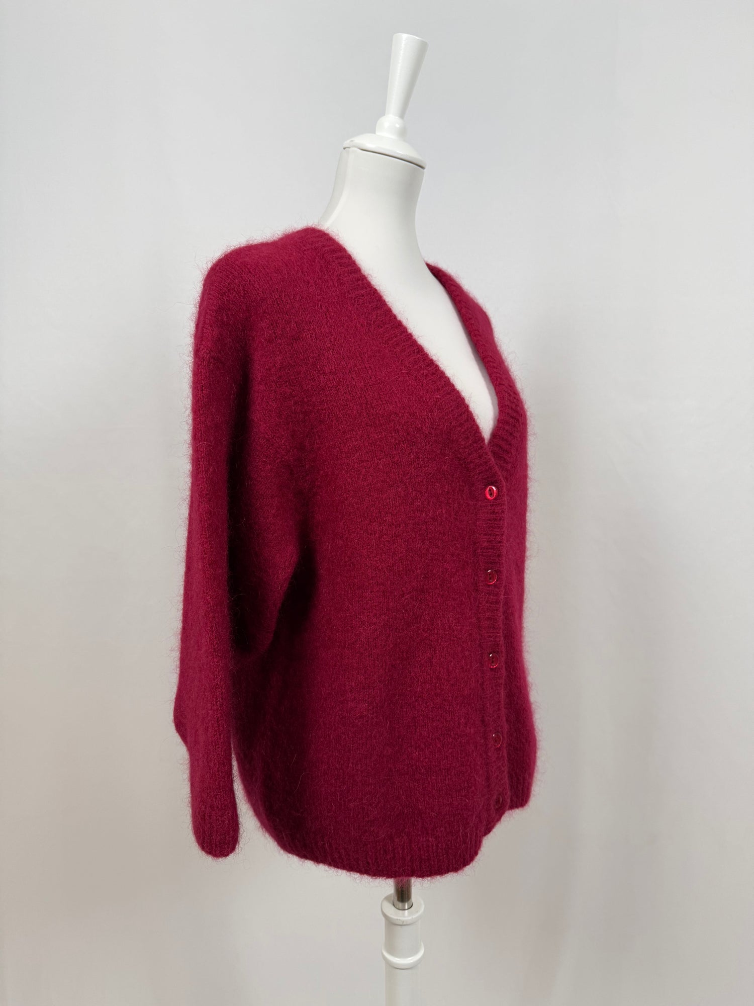Gilet Pinobery rouge en mohair