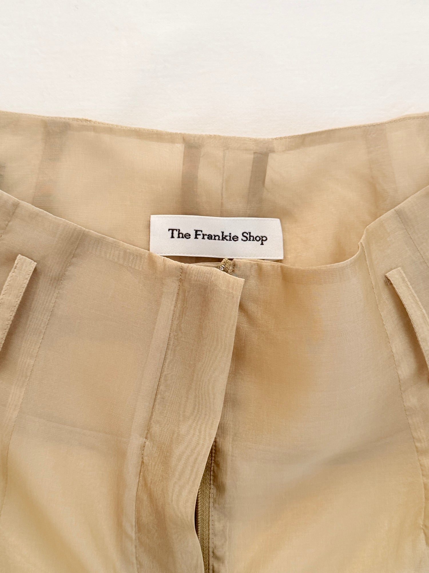 Short Lisa kaki transparent