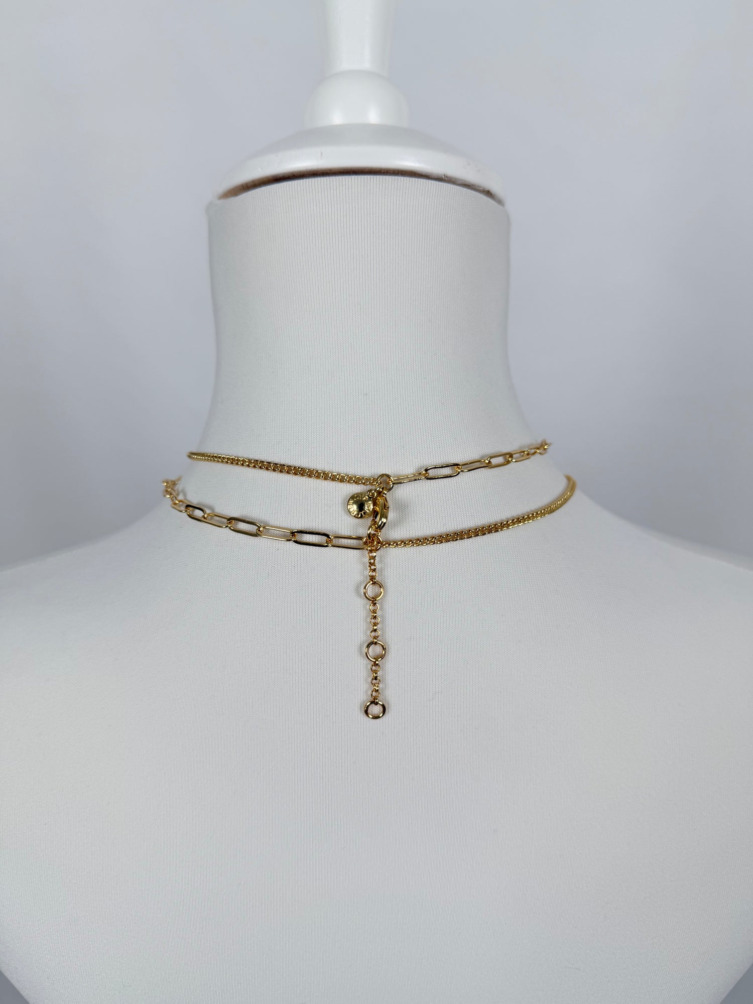 Collier pendentif coquillage superposé
