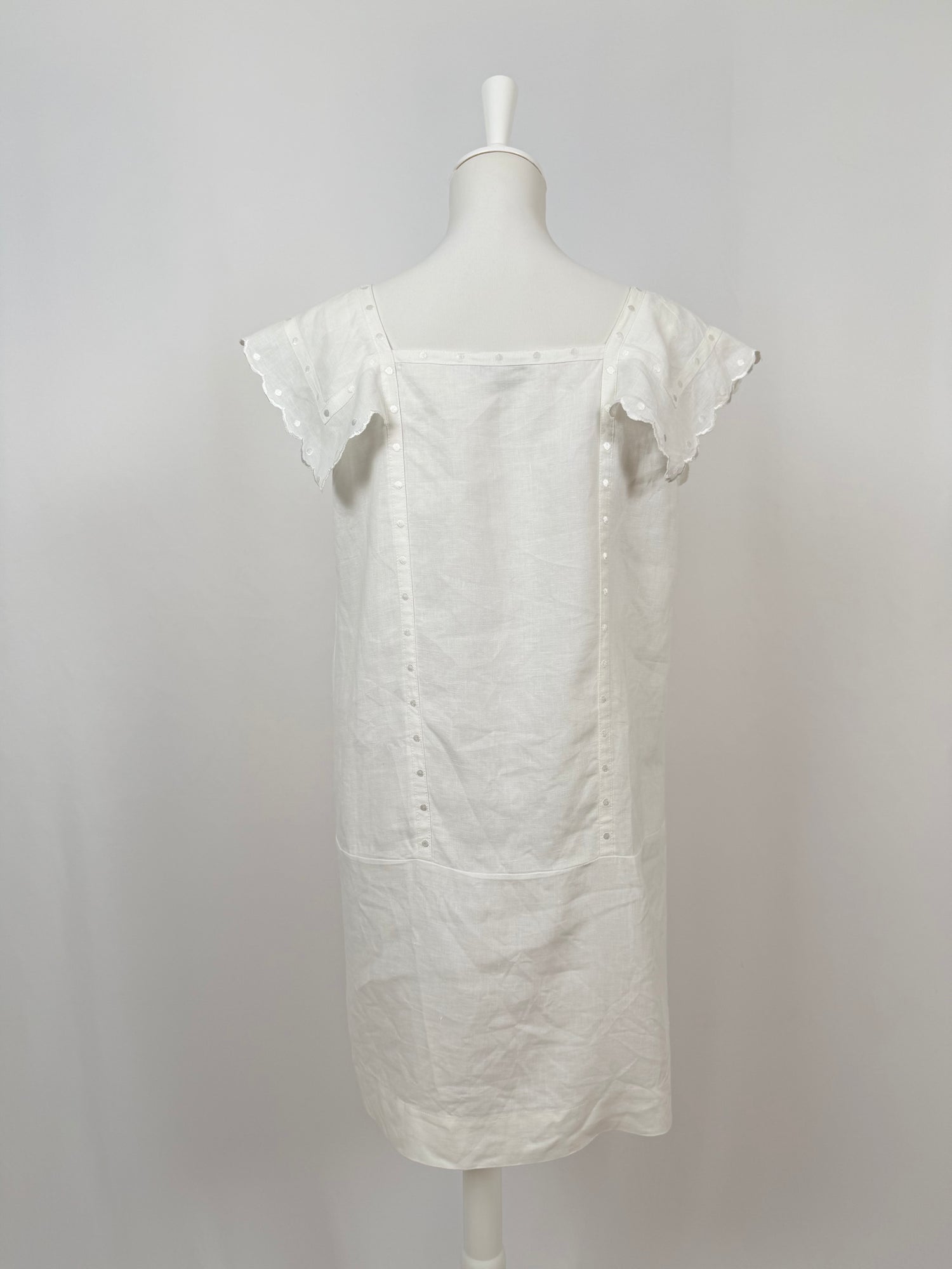 Robe en lin blanche