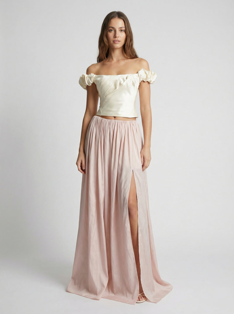 Jupe Lago Maxi rose