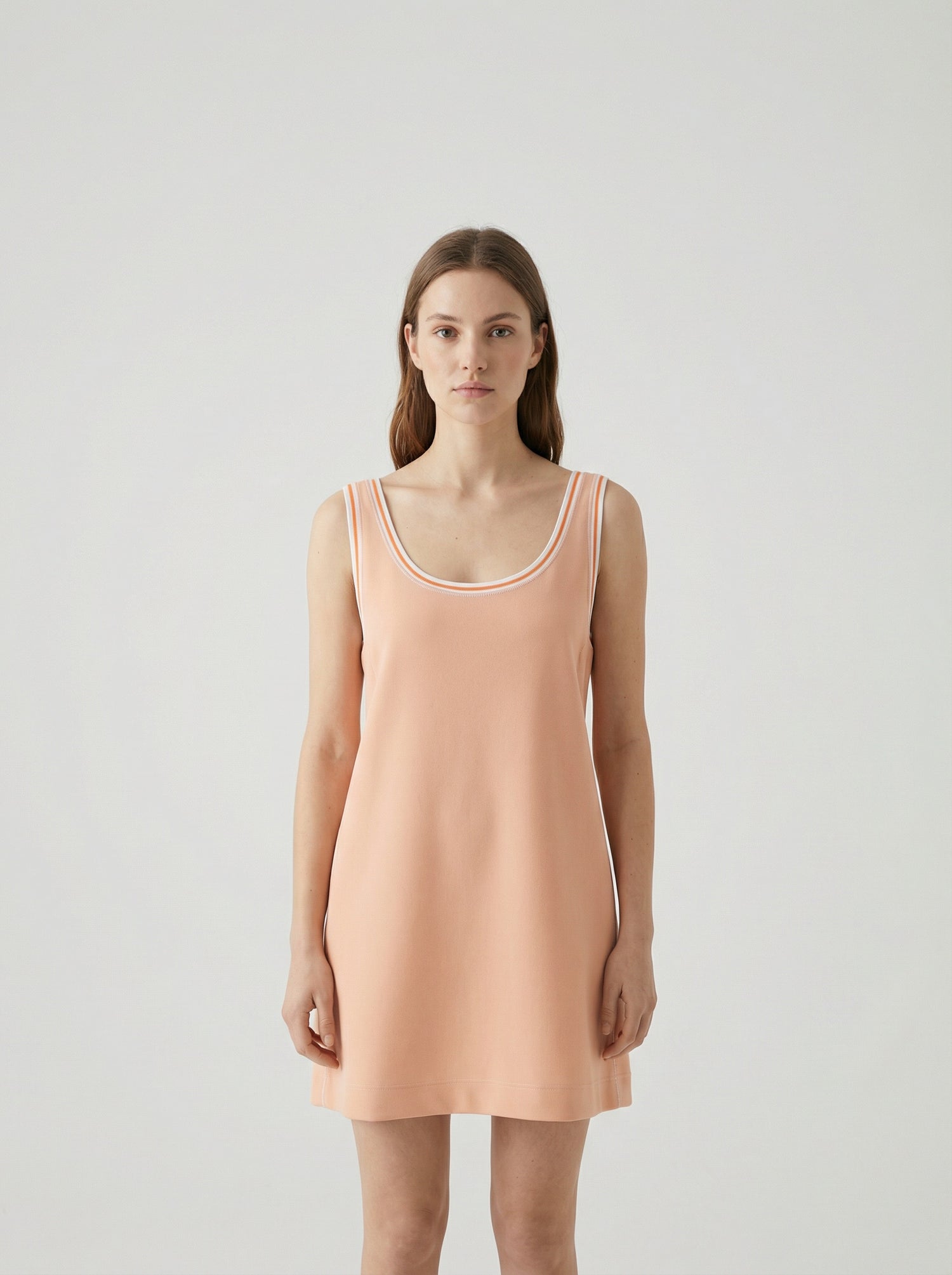 Mini robe Donna Abito Nude saumon