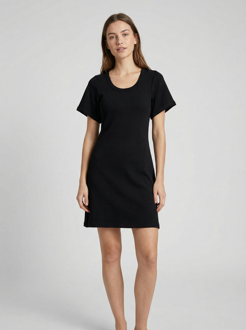 Koela black jersey dress