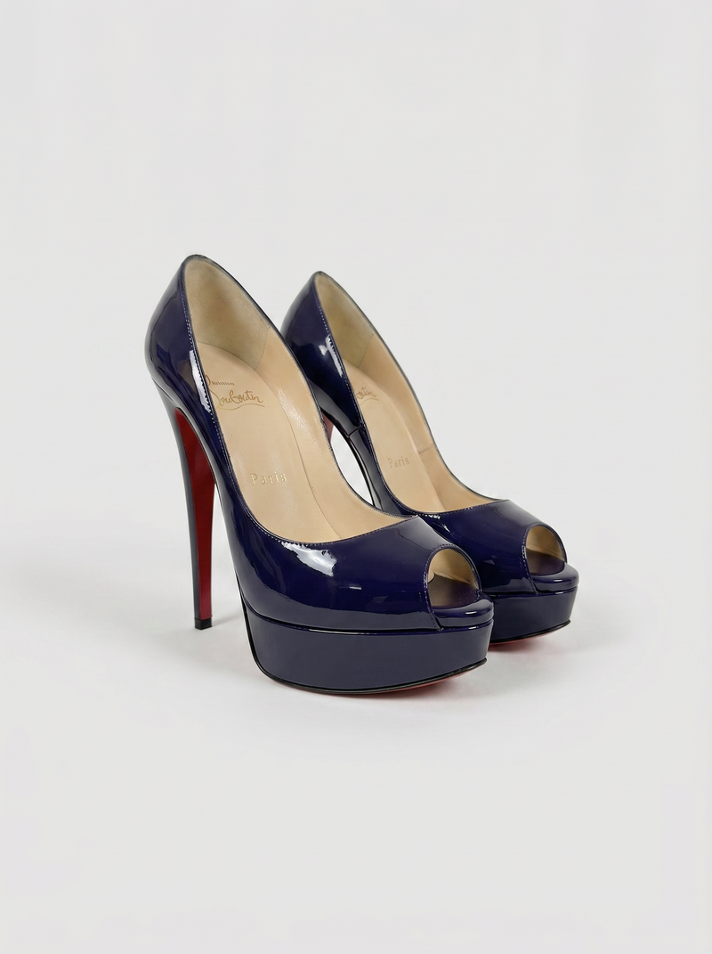 Escarpins Lady Peep 150 bleu marine