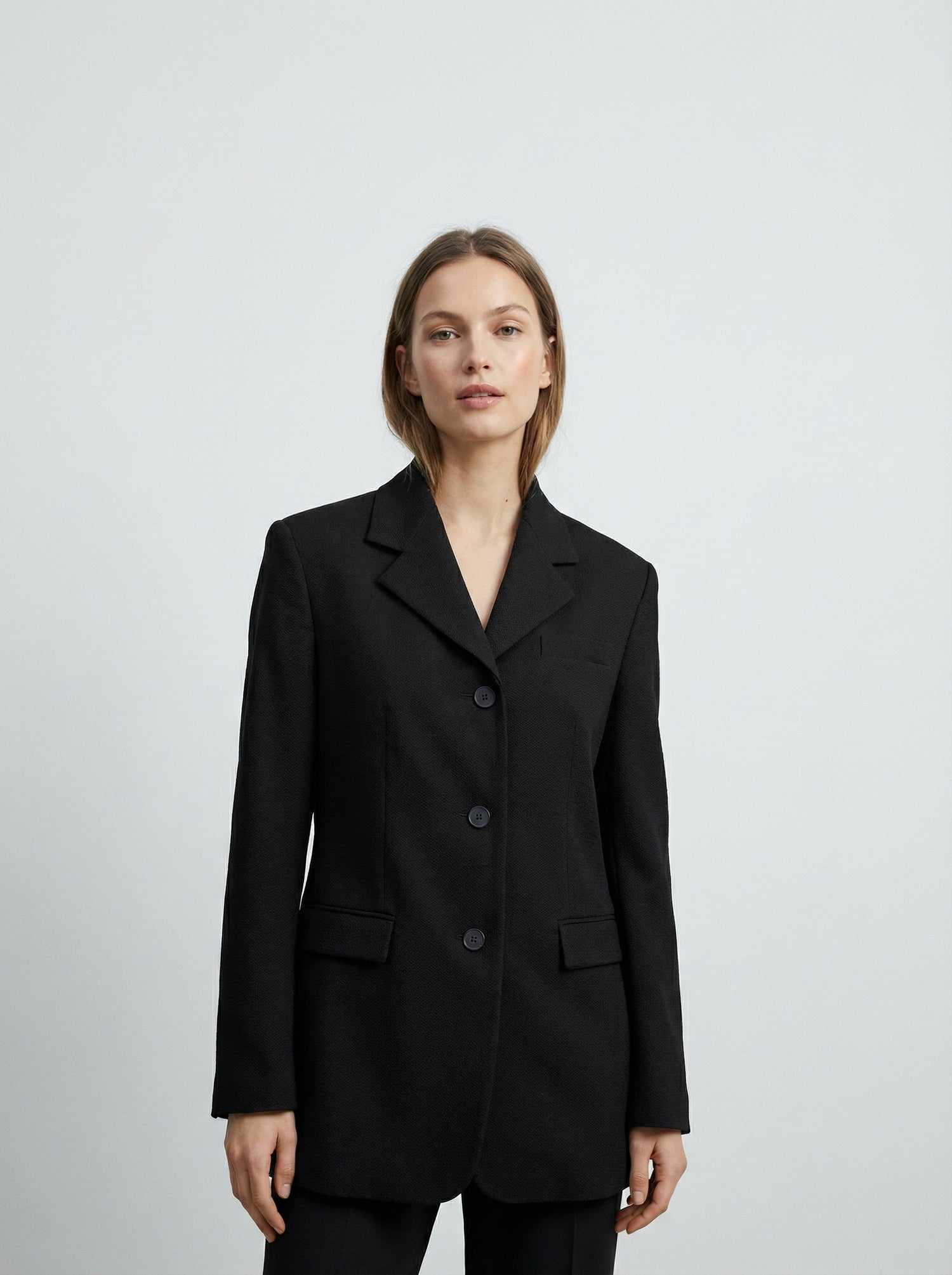 Black suit blazer jacket