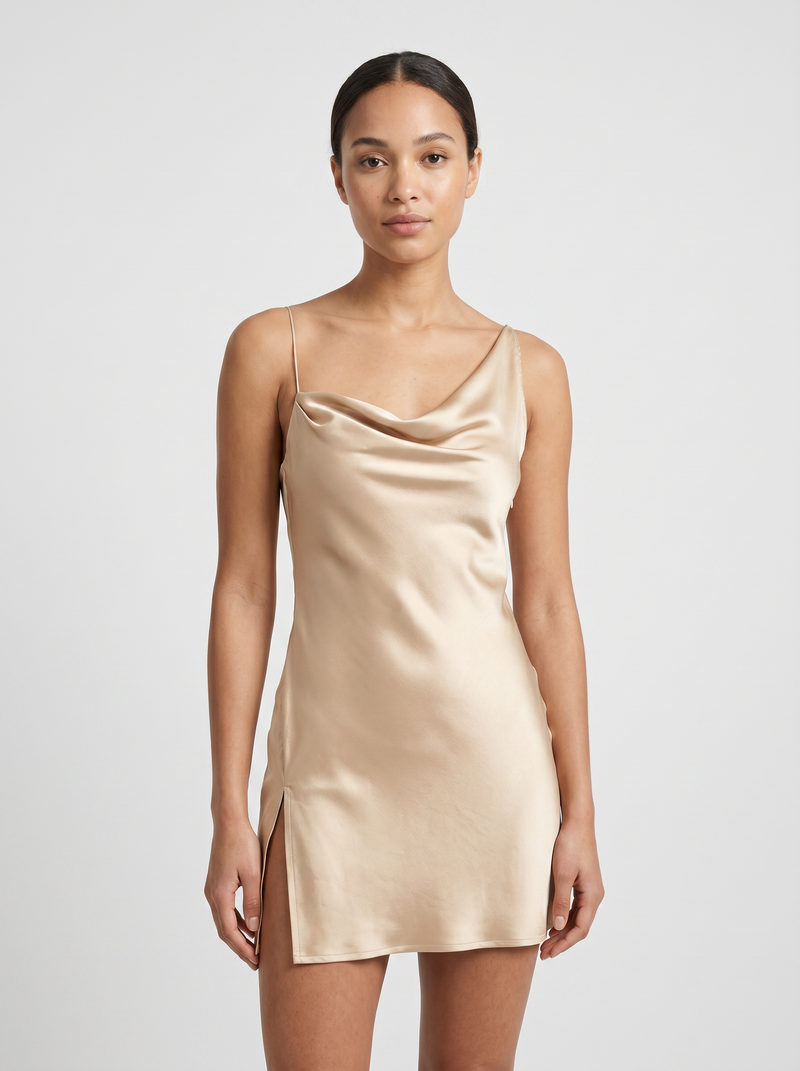 Robe mini Ninfa dorée