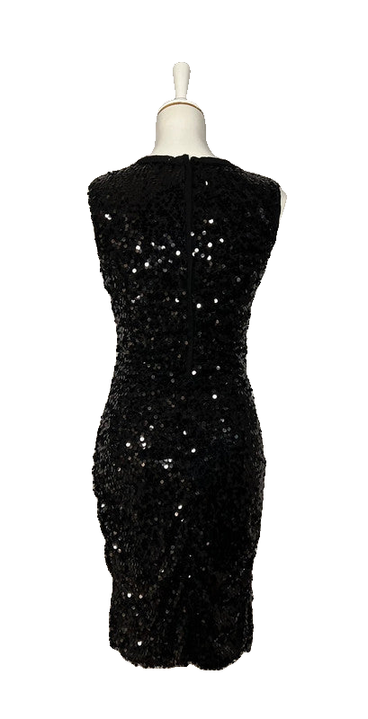 Black sequined dress